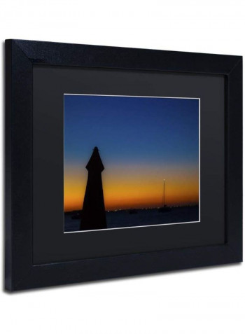 Turks Sunset Ii Framed Wall Art multicolour 11 x 14inch