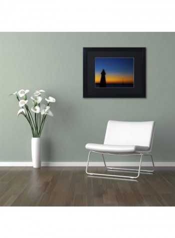 Turks Sunset Ii Framed Wall Art multicolour 11 x 14inch