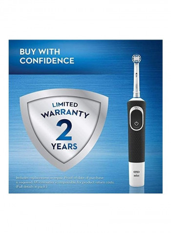 500 Electric Power Rechargeable Toothbrush Black/White