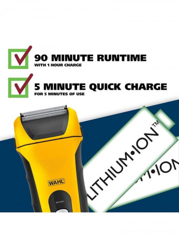 6-Piece Lifeproof Foil Shaver Set Yellow/Black