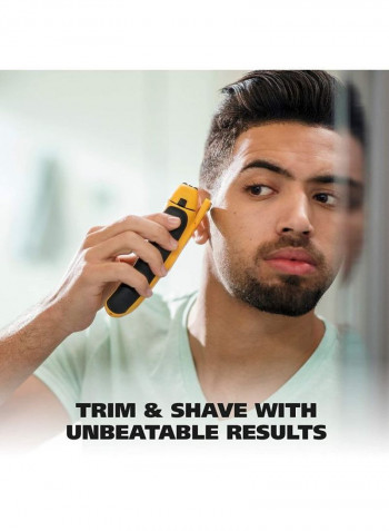 6-Piece Lifeproof Foil Shaver Set Yellow/Black