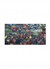 Autumn Mosaic Canvas Wall Art Multicolour 10 x 19inch