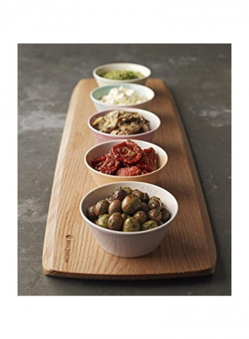 8-Piece Tapas Bowl Set Green/Yellow/Red 2x4.3inch