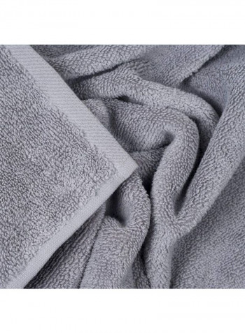 6-Piece Cotton Towel Set Grey 29 x 55inch