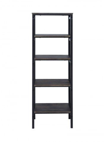 5-Tier Storeez Display Shelf Brown/Black 39x133x49centimeter