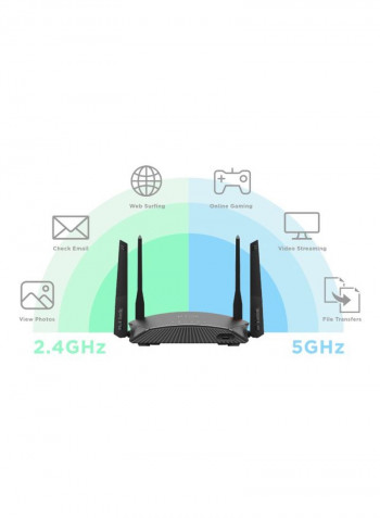 DIR-2660 AC2600 Smart Mesh Wi-Fi Router 22.3x17.73x6.5cm Grey