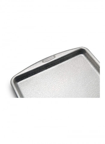 Aluminum Bake Pan Silver 1x11.2x17.2inch