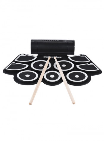 Portable Electronic Roll Up Drum Pad Set