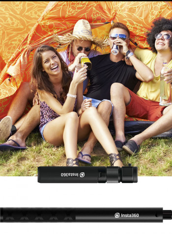 Foldable Tripod Handle Selfie Stick Black