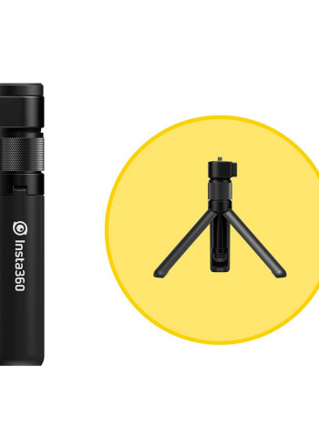 Foldable Tripod Handle Selfie Stick Black