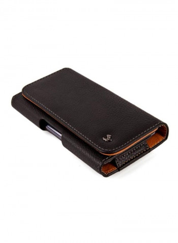 Protective Holster Case With Windshield Mount And Wristband For Pantech Discover Smartphone Black