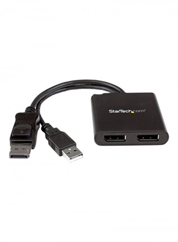 Dual Port MST Hub Black