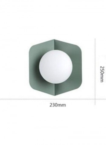 Nright Wall Lamp Green/White 230x250millimeter