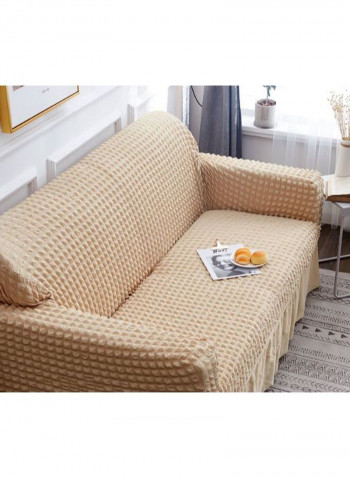Brief Design Modern Sofa Slipcover Beige 145-185centimeter