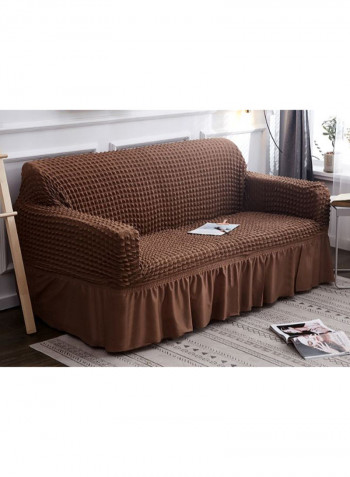 Brief Design Modern Sofa Slipcover Brown 145-185centimeter