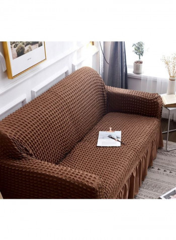 Brief Design Modern Sofa Slipcover Brown 145-185centimeter