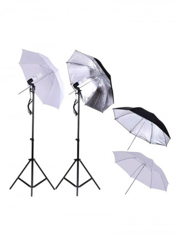 Photo Studio Continuous Lighting Kit Black/White