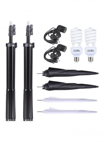 Photo Studio Continuous Lighting Kit Black/White