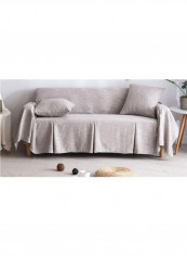 Simple Style Sofa Couch Sofa Slipcover Grey 200-360centimeter