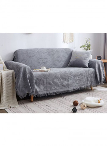 European Style Sofa Slipcover Grey 180 x 230centimeter