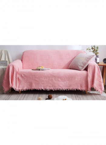European Style Sofa Slipcover Pink 180 x 230centimeter