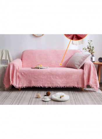 European Style Sofa Slipcover Pink 180 x 230centimeter