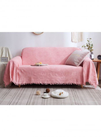 European Style Sofa Slipcover Pink 180 x 230centimeter