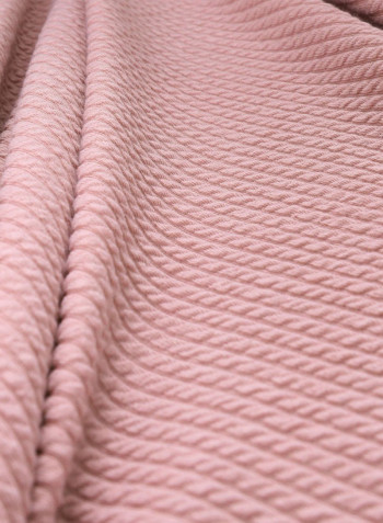 Plain Style Thicken Sofa Slipcover Pink 150x195centimeter