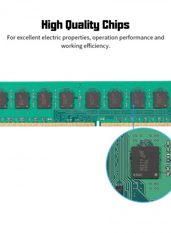 DDR3 1600MHz 240PIN PC RAM 8GB Green