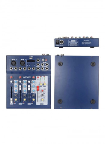 F4-USB 3 Channel Digital Mic Line Audio Mixing Console