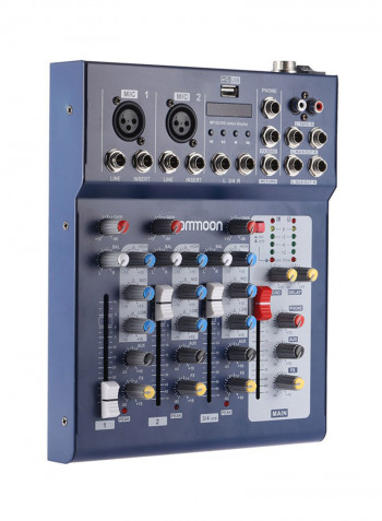 F4-USB 3 Channel Digital Mic Line Audio Mixing Console