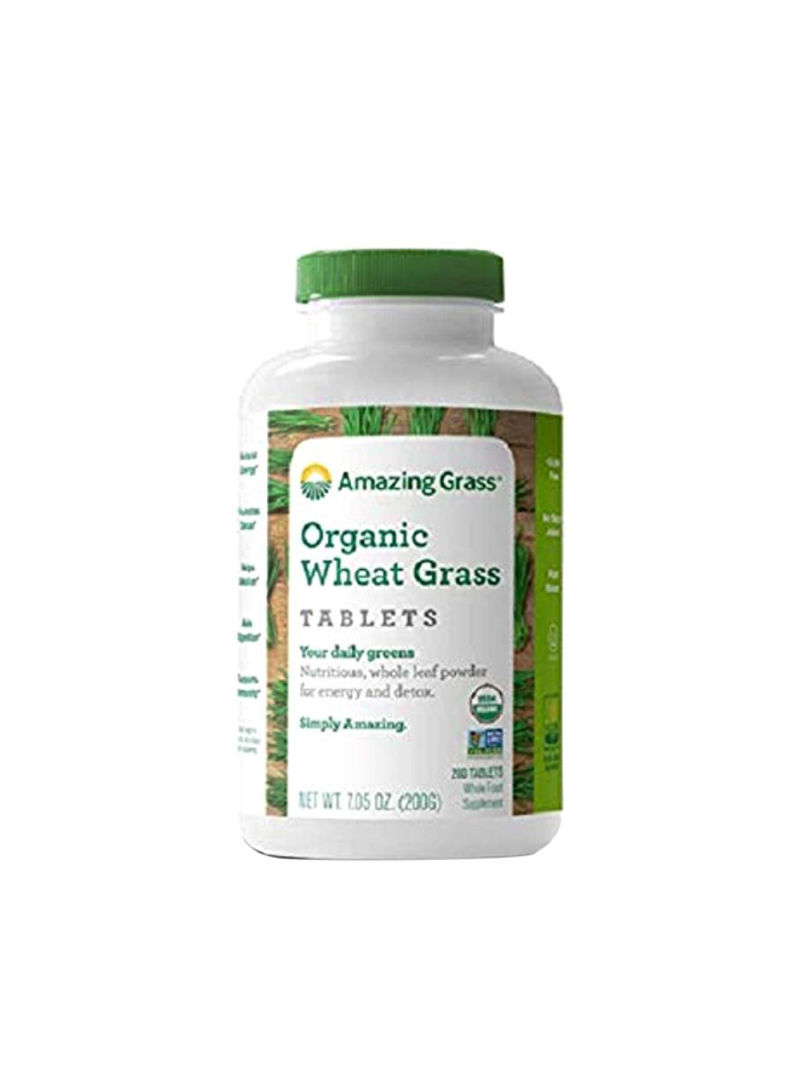 Organic Wheat Grass - 200 Tablets