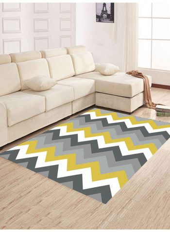Wavy Pattern Unique Washable Home Decorative Rug Multicolour 80(W)x120(L)centimeter