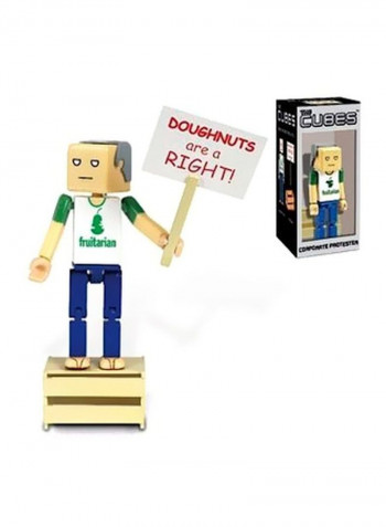 The Cubes Corporate Protester Guy