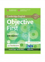 Objective First Student's Book With Answers With CDROM Paperback 4th Edition