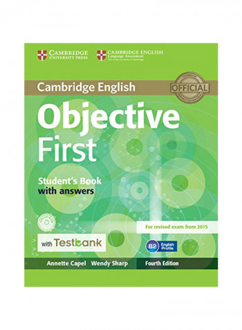 Objective First Student's Book With Answers With CDROM Paperback 4th Edition