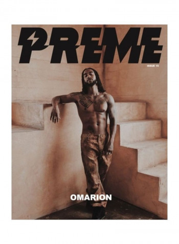 Preme Magazine Issue 15: Omarion + Coi Leray Paperback الإنجليزية by Preme