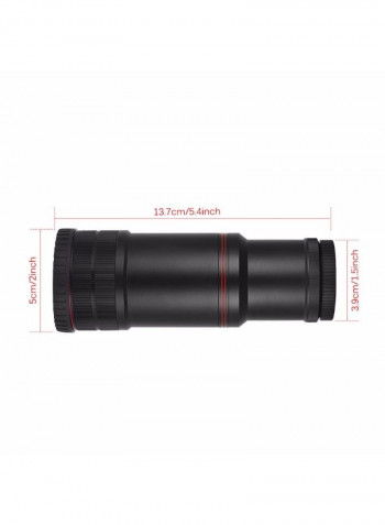 Camera Prime Lens Distant Telescope Black