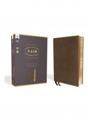 Nasb, Single-Column Reference Bible, Leathersoft, 1995 Text, Comfort Print Hardcover