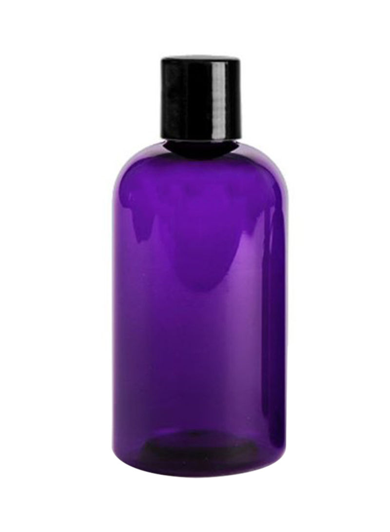 6-Piece Refillable Bottle With Labels Set Purple
