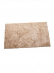 Rectangular Shape Thick Comfy Rug Beige 60x60centimeter