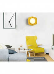 White Light LED5W Wall Lamp Yellow 40x40x15centimeter