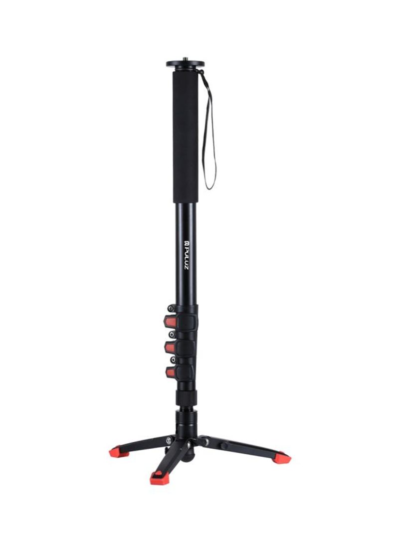PU3015 4-Section Telescoping Standing Monopod Black/Red