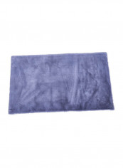 Rectangular Shape Thick Comfy Rug Blue 60x60centimeter