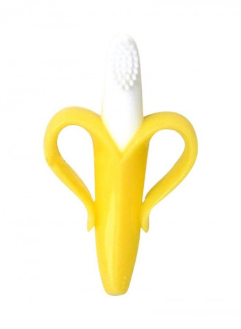 Banana Shaped Toothbrush Teether Toy