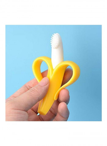 Banana Shaped Toothbrush Teether Toy