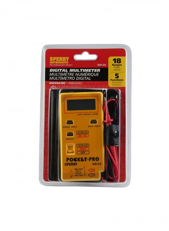 Digital Multimeter Yellow