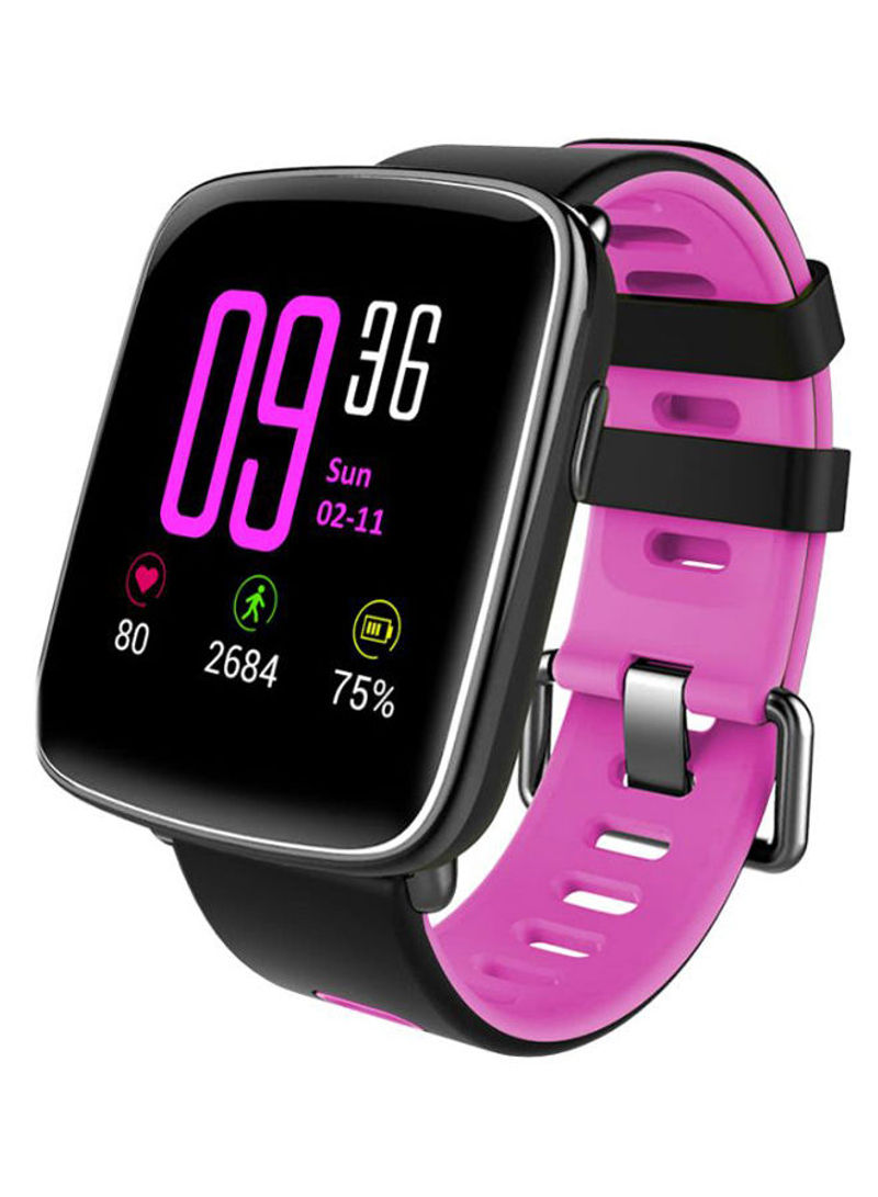 GV68 Heart Rate Monitor Sport Wristband Black/Purple