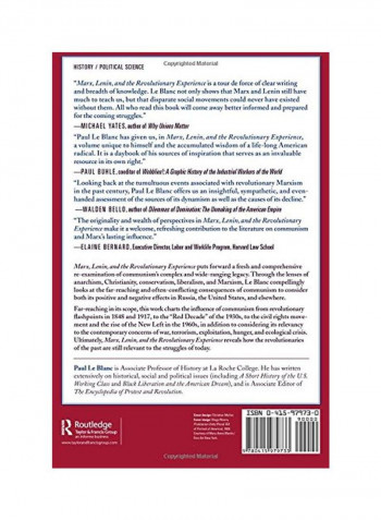 Marx Lenin And The Revolutionary Experience Paperback