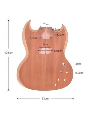 SG-T1 Unfinished Guitar Body